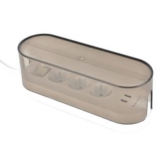 NEMOTAP Plus Box 高速充電 A型 USB 3孔延長線收納盒 SY-NA3 USBQC, 3m, 1個, 單一顏色