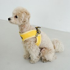 RealPet 狗狗粉彩胸背帶, 黃色