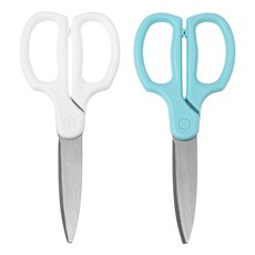 Tamsaa 圓柄剪刀 2入組, 1組, 白色, 藍色