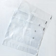 Draw Life 咖啡無圖案塑膠提袋 2孔, 1入, 1000個