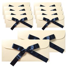 2Youngdesign 緞帶珍珠紅包袋, 乳白色