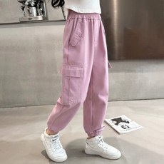 EYOUMONG 兒童Marido束口工裝鬆緊帶休閒長褲