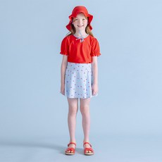 ILoveJ 女童 SJ Tree 櫻桃泳裝上衣 + 下身 + 帽子套組