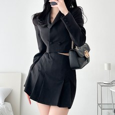 글램디브 솔리느 플리츠 속바지 미니 스커트 AB1888