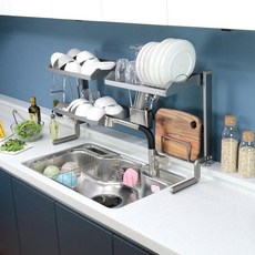 ENEX ONE ENO AC-S 雙層碗盤瀝水架, 2層, B款, 1組