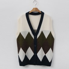 BORIMOM 孕婦菱格紋針織背心 Sa913