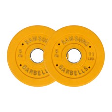 아리프 다이나믹 클럽용 컬러 중량 원판 5kg, 5kg 2개입