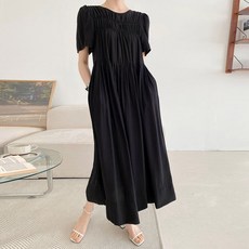 BORIMOM 褶皺設計孕婦裝 R438