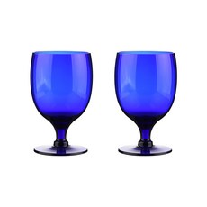 SAMHO GLASS 高腳酒杯 SH2017017 鈷藍色, 2個, 400毫升