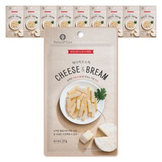 네츄럴코어 강아지 건조간식 S, 혼합맛(치즈/브림), 27g, 10개