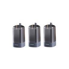 J4歐洲款高級按壓牙籤盒, 灰色的, 3個