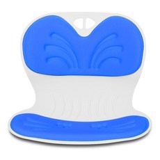 CHAIR FOCUS Wide舒適曲線姿勢調整大椅墊 C70, 藍色, 1個