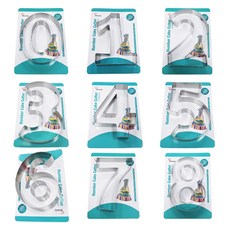 Cooking Plus 數字造型蛋糕模組 9入 L號, 1組, 混色