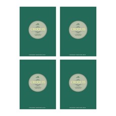 모조 크로키북 좌철 랜덤발송 80g, A4, 4개