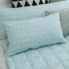 BEAUTE HOUSE 枕套, 藍色鴨子款