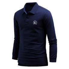 DAKUANG 男士 Dome Club 高爾夫球服上衣 刺繡長袖翻領T恤 E05JKA_JL3967