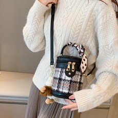 ARTJOY DIY My Can Bag製作皮革工藝組 格紋, 1套, 黑色