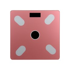 안도 스마트 체중계, 핑크, 1개