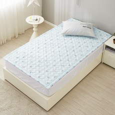 한일의료기 캐치티니핑 2in1 카본탄소매트 전기요 HI-2025S, 토퍼핏 사뿐핑 블루, 슈퍼싱글(110 x 200 cm)