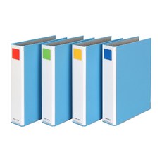 Munhwa Filing System 活頁夾 6cm*70mm, 藍色, 1套