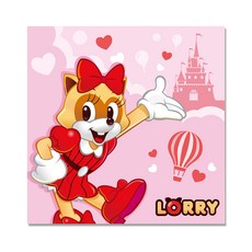 ADICO DIY 繪畫可愛蘿莉 PLW01 25 x 25cm, 混色