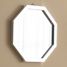 삼익가구 코비 벽걸이 팔각 거울 소형, 실버