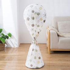 長款電風扇罩 2入, 花朵