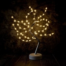 星星樹造型LED小夜燈, 黃光色