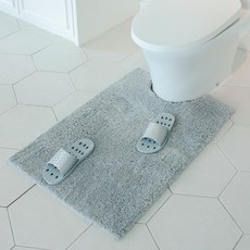 馬桶乾式腳踏墊, 銀