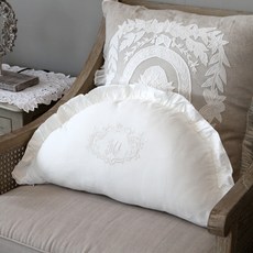 MaMaison 蒙彼利埃半月荷葉邊沙發靠墊套 CSMJ22, 1個