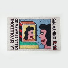 普普藝術漫畫獨特的我們家玄關墊, 1