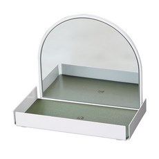 VWY 鏡面化妝品收納架, 白色, 1個