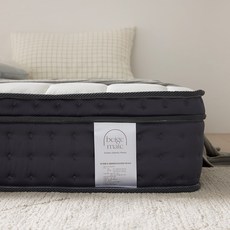 베이지메이트 허리에존 촘촘한 본넬 스프링 유로탑 매트리스 방문설치, 다크그레이, 240mm