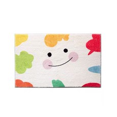 JCP 컬러풀 스마일 도어매트, 혼합색상