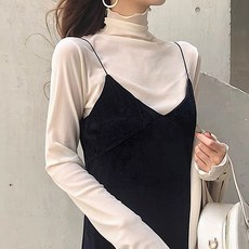 peilit 女款修身高領T恤