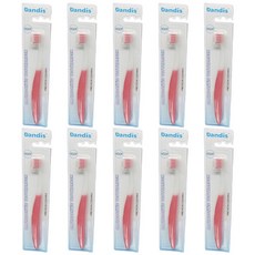 牙套用細毛特殊牙刷 紅色, 1入, 10入