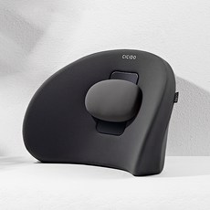 카템 CICIDO 에그 등쿠션 CT290, 블랙, 1개