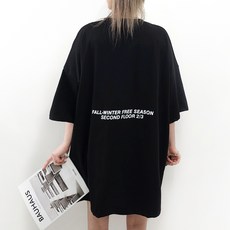 Sweet Pink 女士季節款大尺碼寬鬆版型短袖T恤