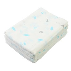babybear 印花紗布尿墊 M號 (~10kg) 5入, 混合色, 1個