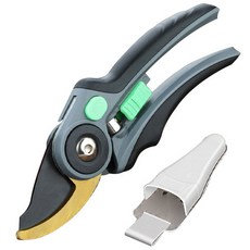 DrTools特鋼大直徑園藝高強度刀片豪華剪枝刀35mm+腰包套組, 1套