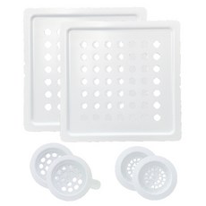 MAGIC CAP 浴室頭髮過濾器 3款 6入組, 1套