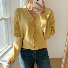 엔비룩 여성용 베이글 니트 가디건