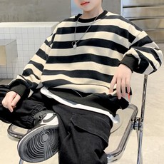 Arbe兒童款Roy橫條紋大學T