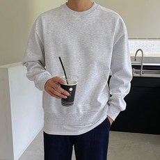 jogunshop 男款柔軟雙層布料拼接大學T JG1964