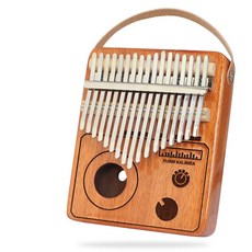 molle Secret 17 音階 拇指琴 收音機桃花心木+硬殼套組