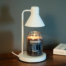 양키캔들 홈 인스퍼레이션 라지자 + 더스윗 모노 캔들워머 다이얼 + 전구 2p 세트, 코지 업, 화이트(캔들워머)