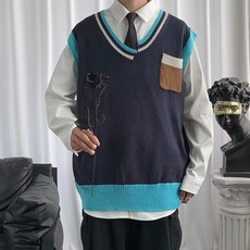 男款黑色101彩色木工背心 FC-2318885