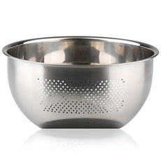 Persipilo 多功能不鏽鋼洗米蔬果瀝水盆, 1個, 不鏽鋼色