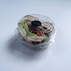 八角漢堡一次性盒子+貼紙 卡其棕色組, 包裝盒 + 貼紙, 20套