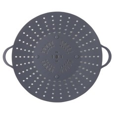 incoc 雙耳可拆式矽膠蒸籃墊 灰色, 24cm, 1入